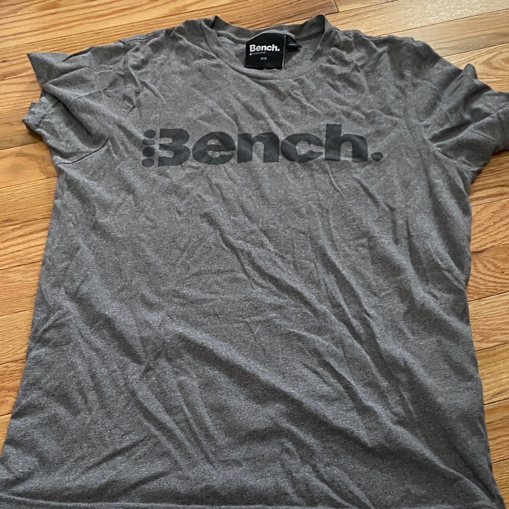 Bench Men's Charcoal Gray Logo Tee